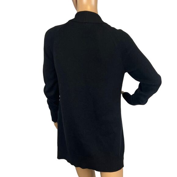 Cabi French Trench Black Cardigan Style #3351 Size S  NWOT  Fall Winter Layering - Picture 5 of 11